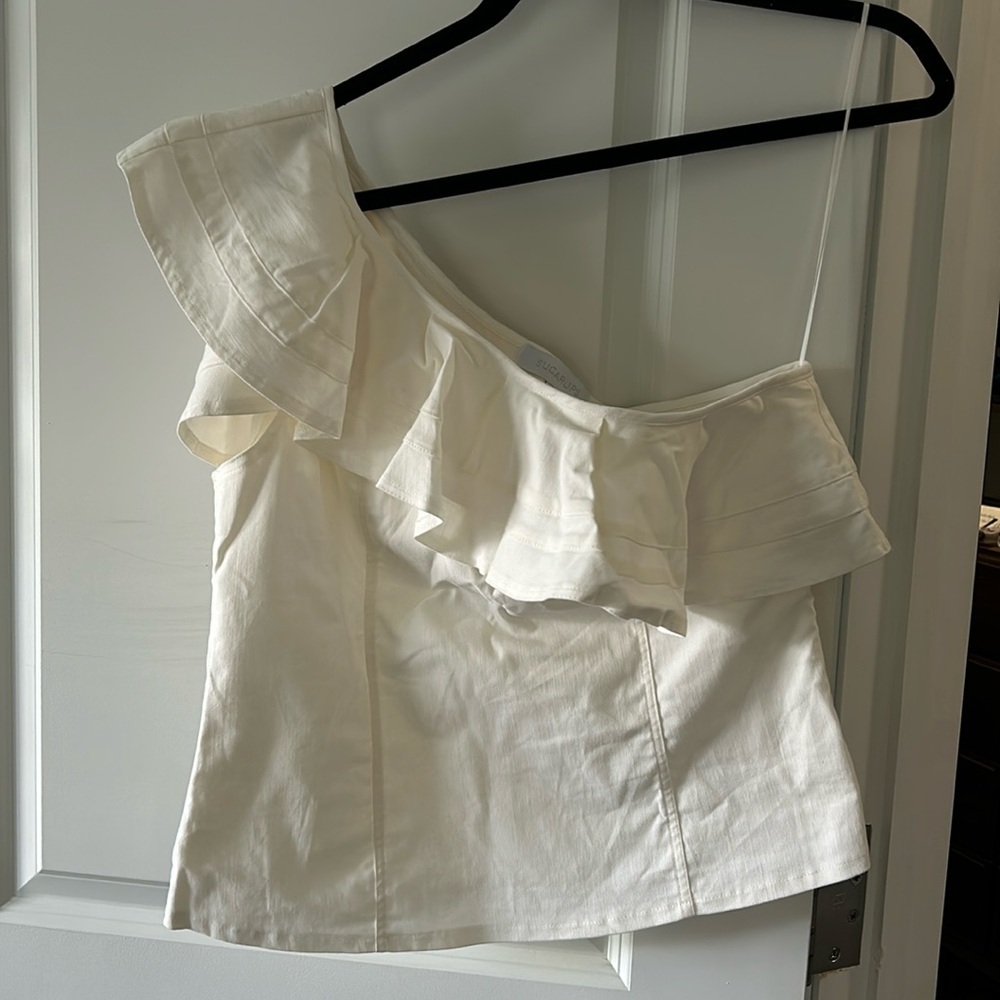 One-shoulder top-NWOT